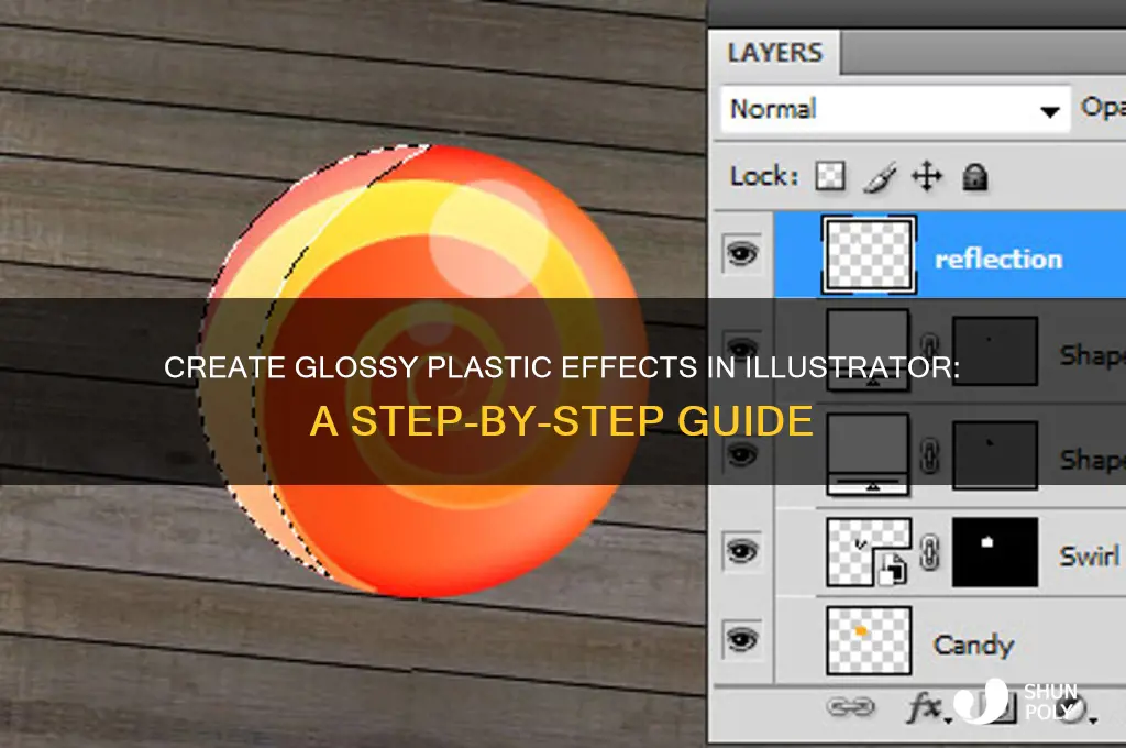 how to make something look like glossy plastic in illustrator