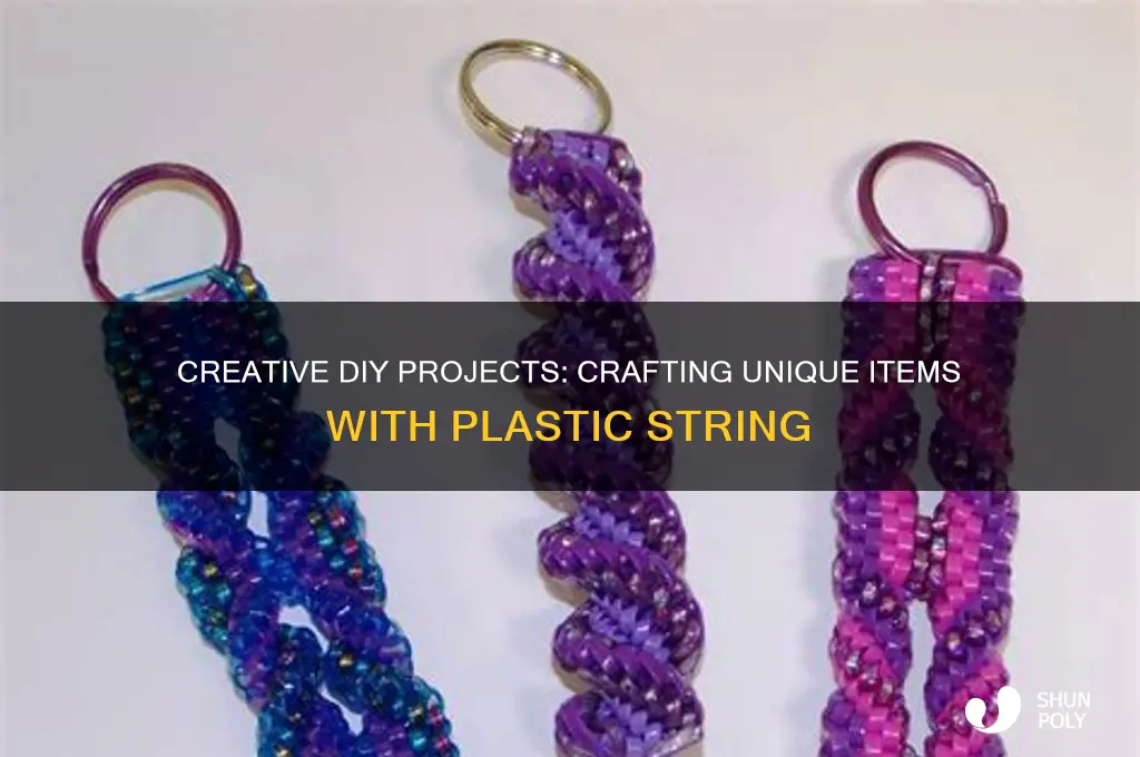 how to make something with plastic string