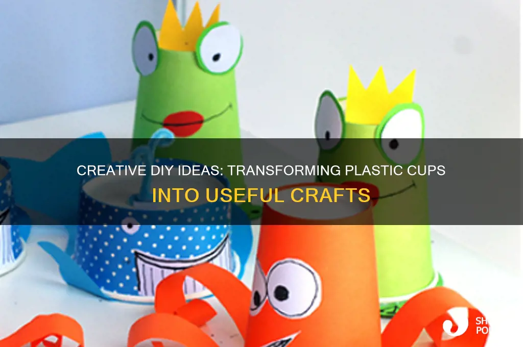 how to make something woth plastic cup