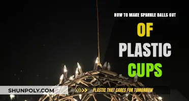 DIY Sparkle Balls: Crafting Stunning Decor with Plastic Cups