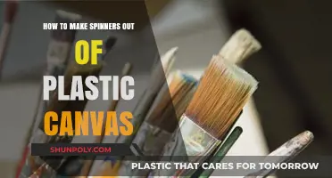 Crafting Fun: Create DIY Plastic Canvas Spinners Easily at Home