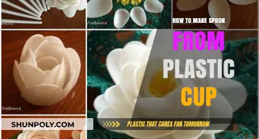 Creative DIY: Crafting a Spoon from a Plastic Cup Easily
