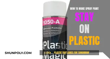 Spray Paint Adhesion: Keeping Color on Plastic