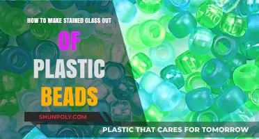 Create Stunning Stained Glass Art Using Plastic Beads: DIY Guide