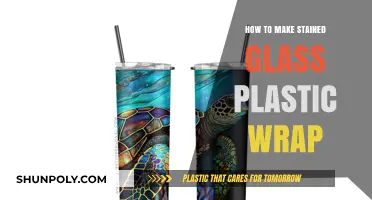 Create Vibrant Stained Glass Art Using Plastic Wrap: Easy DIY Guide