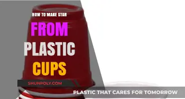 Crafting a Shining Star: DIY Guide Using Plastic Cups