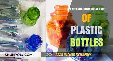 Eco-Friendly Crafting: Create a Star Garland from Plastic Bottles