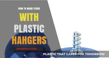 Crafting Twinkling Stars: Easy DIY with Plastic Hangers Guide