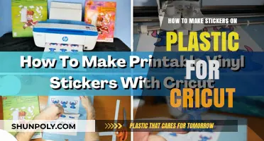 Create Custom Stickers on Plastic Using Your Cricut Machine