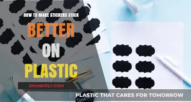 Enhance Adhesion: Tips for Making Stickers Stick Better on Plastic