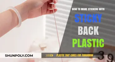 DIY Stickers: Easy Crafting with Sticky Back Plastic Guide