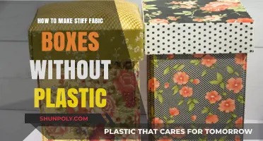 Eco-Friendly Crafting: Creating Stiff Fabric Boxes Without Plastic