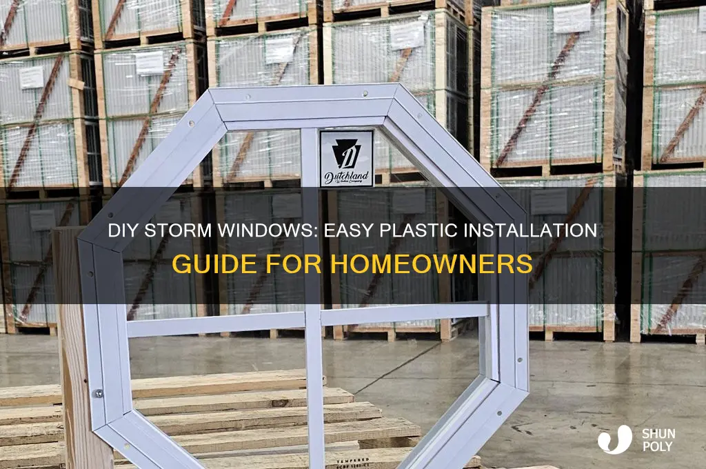 how to make storm windows with plastic