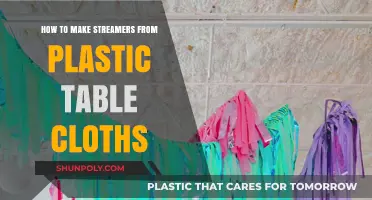 DIY Streamers: Crafting Colorful Decor from Plastic Table Cloths