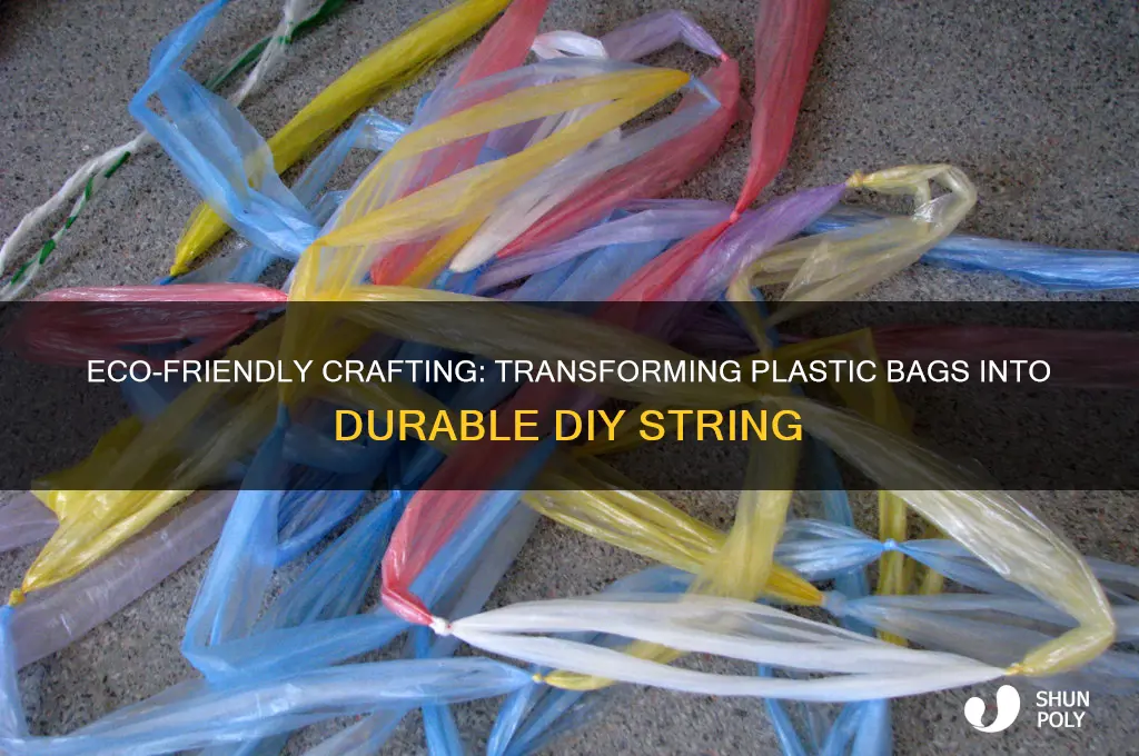 how to make string from plastic bags