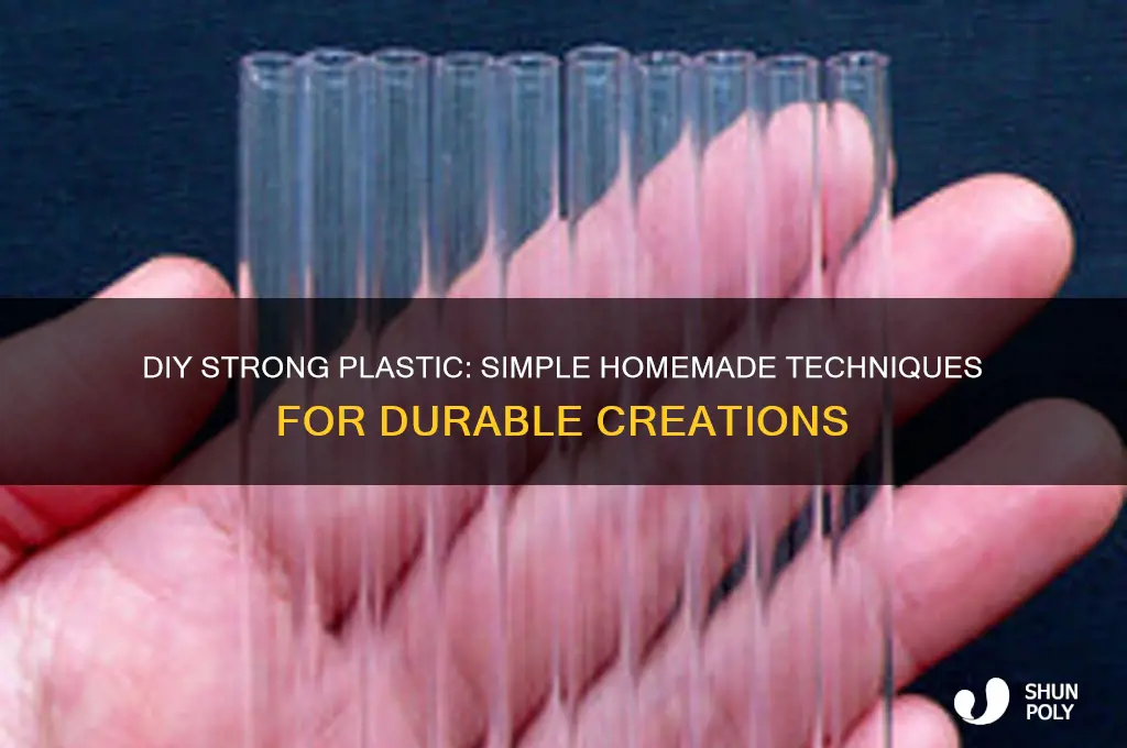 how to make strong plastic at home