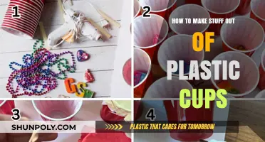 Creative DIY Projects: Transforming Plastic Cups into Useful Crafts
