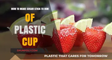 Easy Rim Sugar Hack: Sweeten Your Plastic Cup in Minutes