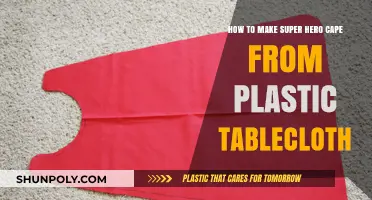 Craft a Superhero Cape Using a Plastic Tablecloth: DIY Guide