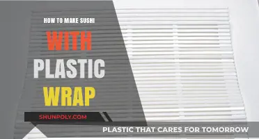 Master Sushi Rolling: Easy Plastic Wrap Technique for Perfect Results