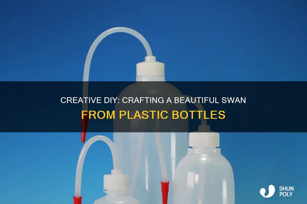 how to make swan with plastic bottle