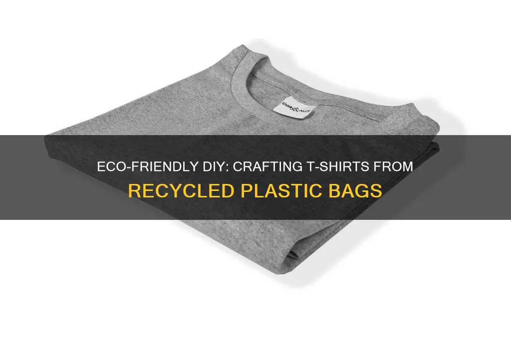 how to make t shirts from plastic vags