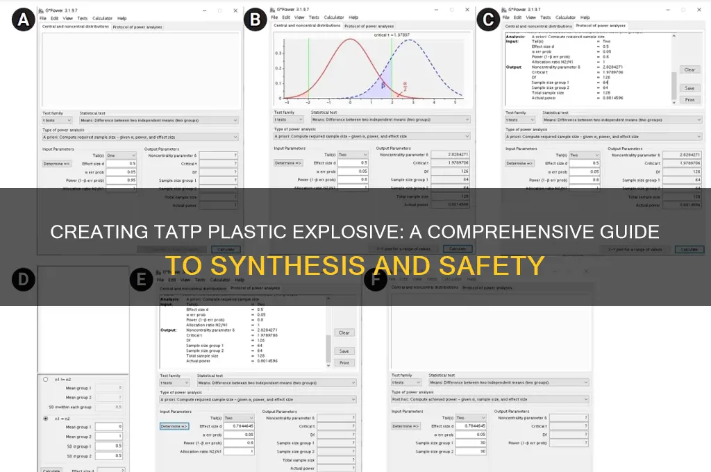 how to make tatp plastic explosive