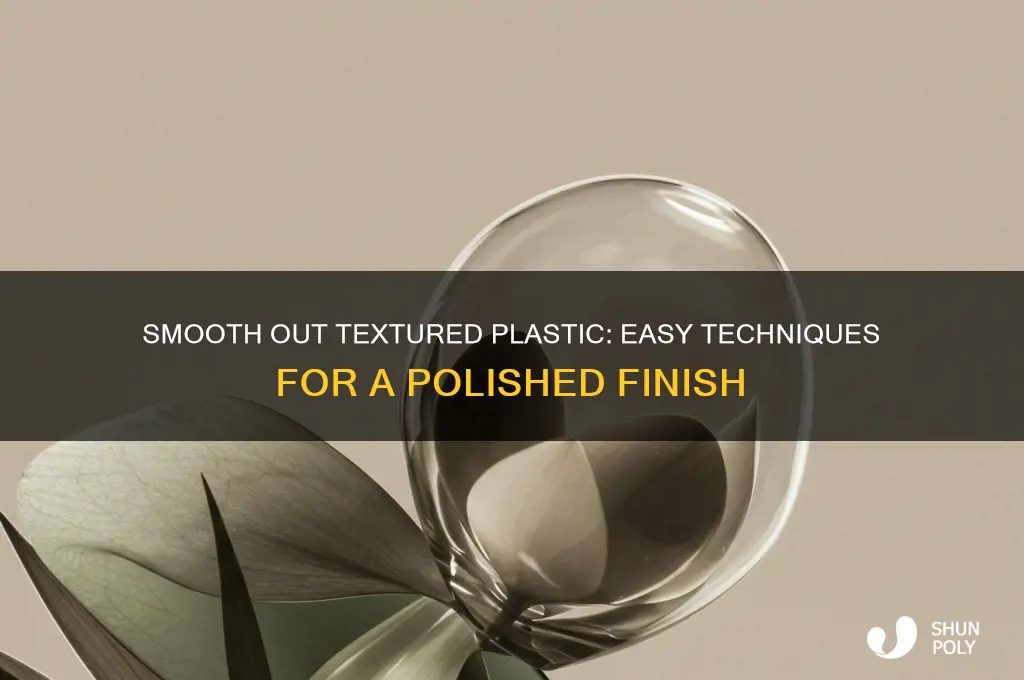 how to make textured plastic smooth