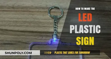 Crafting LED Plastic Signs: A Step-by-Step DIY Guide