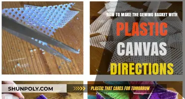 Crafting a Sewing Basket: Plastic Canvas DIY Guide