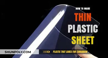 DIY Guide: Crafting Thin Plastic Sheets at Home Easily