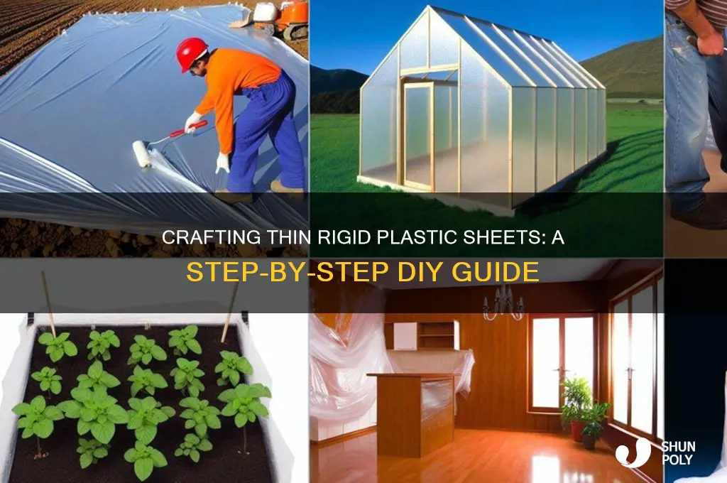 how to make thin rigid plastic sheets