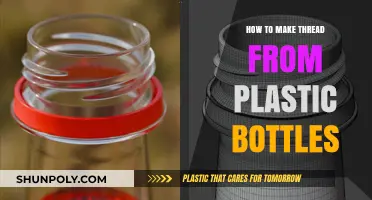Eco-Friendly Crafting: Transforming Plastic Bottles into Usable Threads