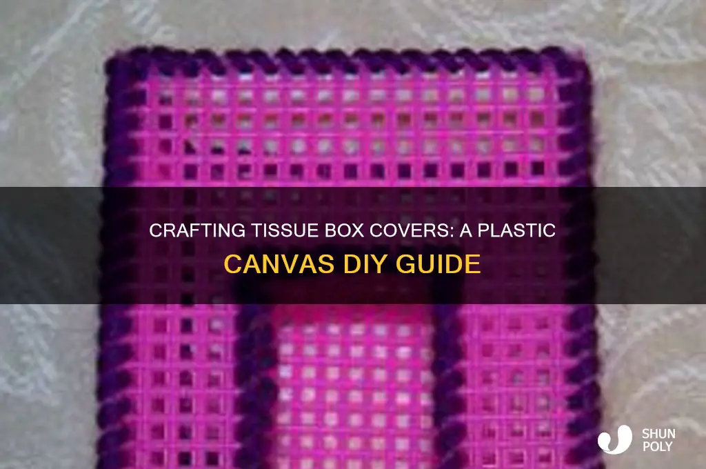 how to make tissue box covers with plastic canvas