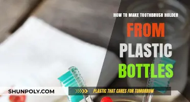 DIY Toothbrush Holder: Upcycling Plastic Bottles for a Sustainable Bathroom