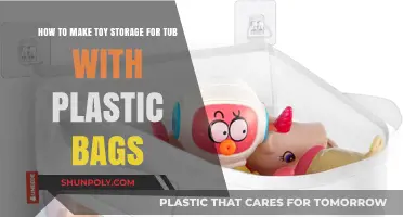Creative DIY Toy Storage: Transforming Plastic Bags into Tub Organizers