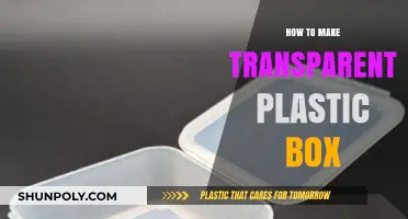 Crafting Clear Containers: A Guide to Making Transparent Plastic Boxes