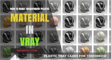 Mastering V-Ray: Crafting Realistic Transparent Plastic Materials Step-by-Step