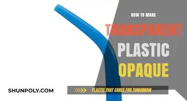 Transforming Transparent Plastic: Simple Techniques to Achieve an Opaque Finish