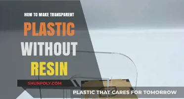 Crafting Clear Plastic Alternatives: Resin-Free Methods for Transparency