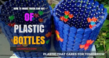 Eco-Friendly DIY: Crafting a Trash Can from Plastic Bottles