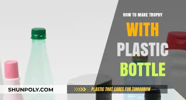 Creative DIY Trophy Crafting Using Recycled Plastic Bottles
