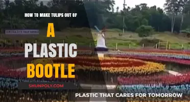 Creative Recycling: Crafting Beautiful Tulips from Plastic Bottles