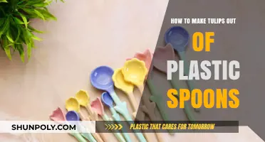 Crafting Tulips: Creative DIY Guide Using Plastic Spoons