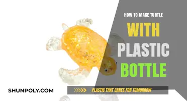 Creative Recycling: Crafting a Turtle from Plastic Bottles Easily
