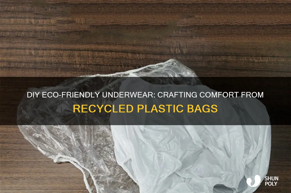 how to make undwrwear out of plastic bag