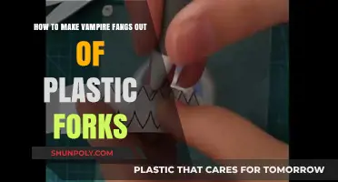 DIY Vampire Fangs: Crafting Spooky Teeth from Plastic Forks