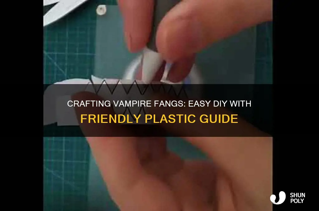 how to make vampire fangs with friendly plastic