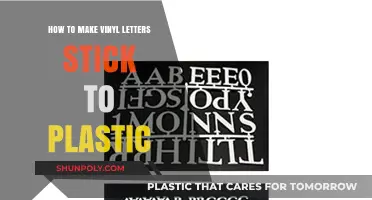 Easy Tips for Making Vinyl Letters Stick to Plastic Surfaces