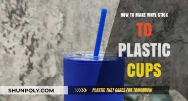 Easy Vinyl Adhesion: Tips for Decorating Plastic Cups with Vinyl